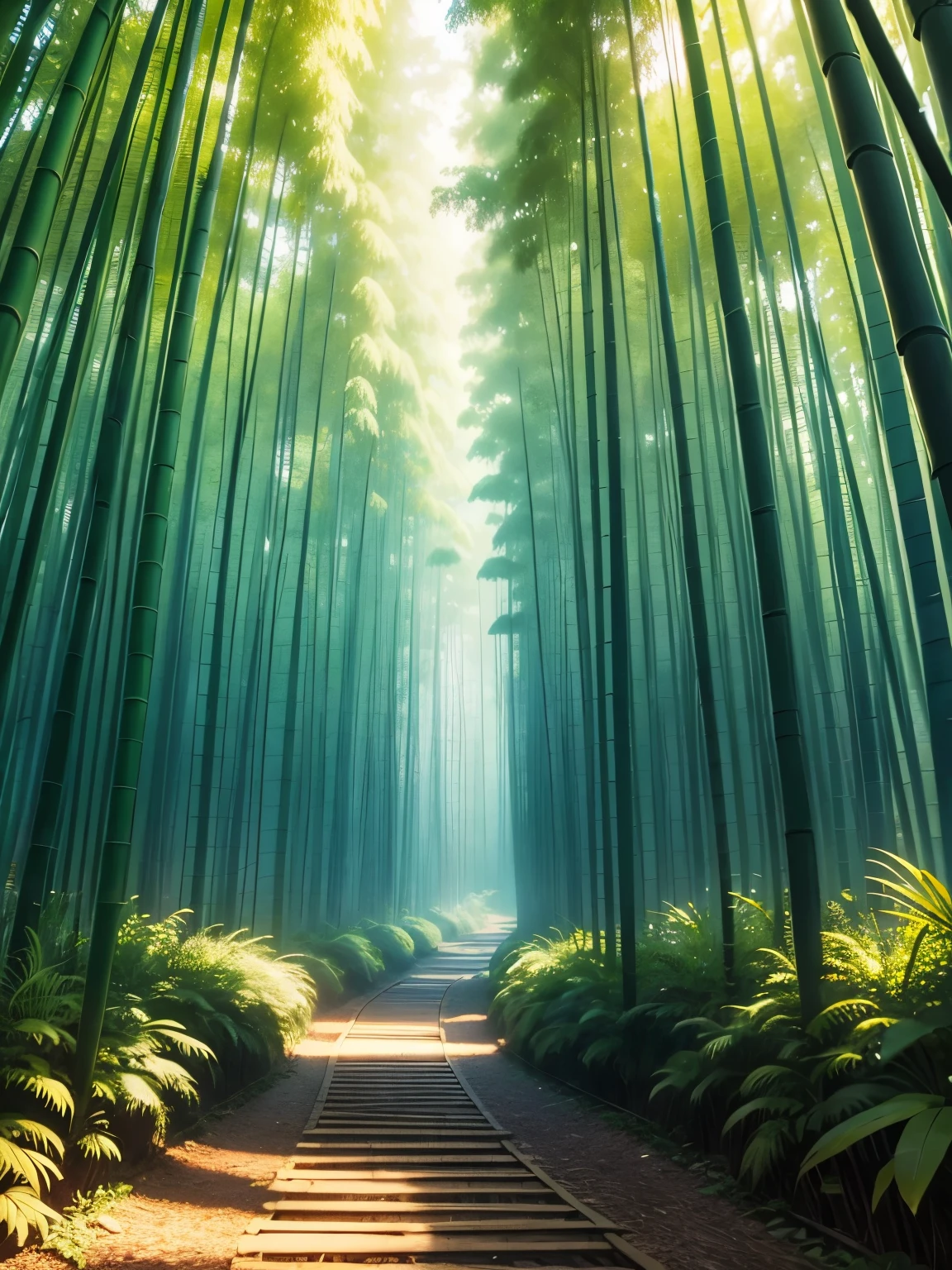 bamboo forest, ultra detailed, high quality, 8k resolution