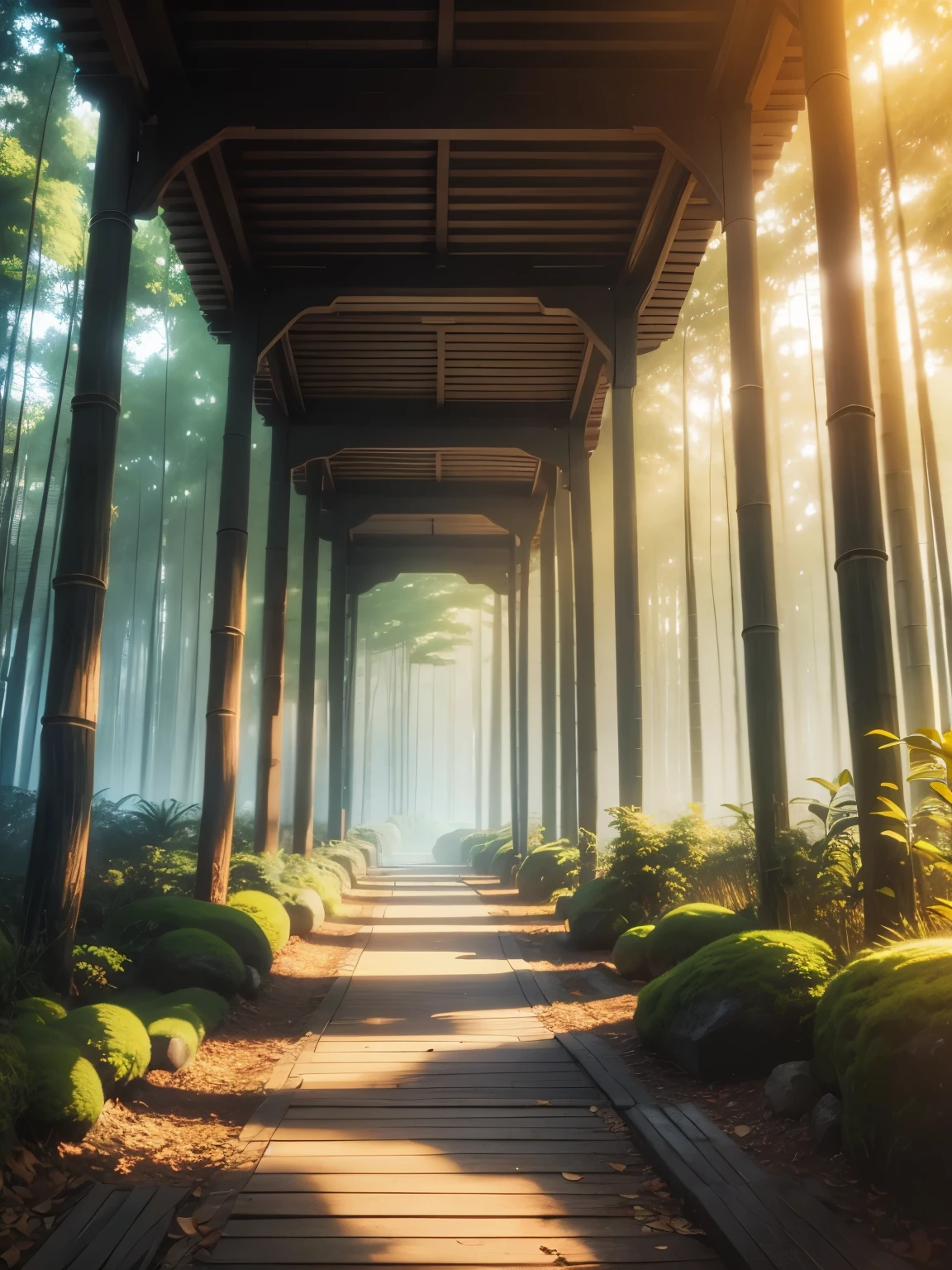 bamboo forest, ultra detailed, high quality, 8k resolution