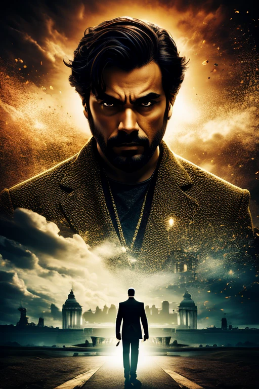 create the image of a mysterious man whose impression he gives is that he has managed to gain control of his own mind 
