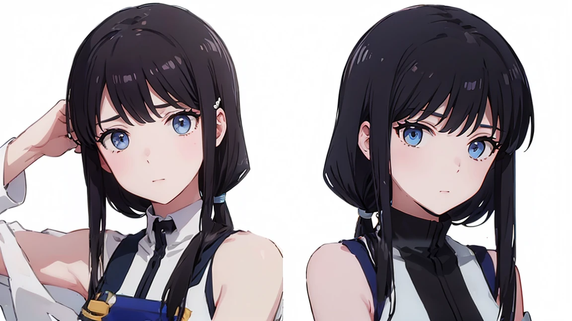 (( Fleet Collection、Kantai Collection、Yao、standing,multiple views)),((Sailor suit,nude))、woman,Full body photo, ((white background))) 、Best image quality, high quality, The background is clear,きれいなwoman, Japanese, detailed, detailed eyes, detailed skin, Beautiful Skin, 超High resolution, (reality: 1.4),とても美しいwoman, A little younger face, Beautiful Skin, thin, (Ultra-photorealism), (High resolution), (8k), (非常にdetailed) 、(Beautiful and detailed eyes), (非常にdetailed), (detailed face), Displaying the viewer, Fine details, detailed face, smile,Straight,Looking Ahead, StraightLooking Ahead, Photo Real, Baby Face,Hairstyle: ponytail、short hair,Brown Hair、smile、Very delicate body、Flat Chest、hair over one eye, from below, multiple views