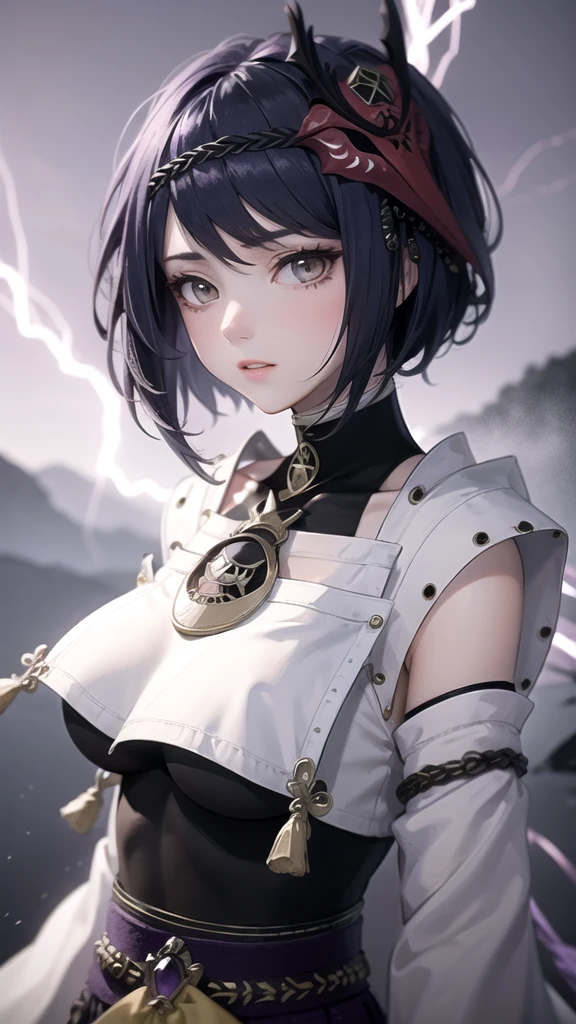 (High Detail:1.2) Anime Girl, (Cinematic Lighting, Delicate Colors), (Purple Lightning:1.2), Lighting Calm, Wind, Fog. Turquoise, delta tones.