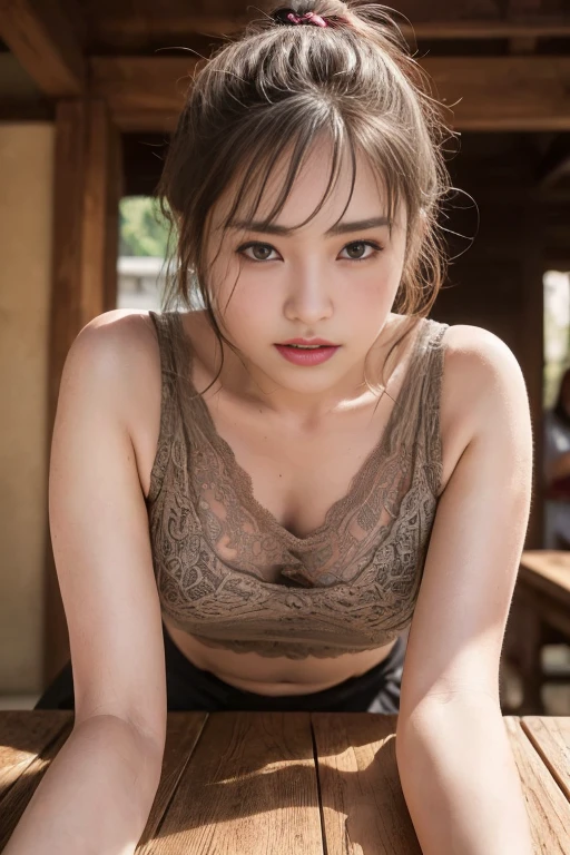 nsfw, (Super detailed,Detailed face,fine grain,Detailed skin,Shiny skin:1.2),Detailed Background,(8k, highest quality, RAW Photos),(Tabletop:1.4),(High resolution:1.4), Japan 35 years old girl、(Old man and girl,Have sex:1.5),Old man hugging from behind,( ((Lift one of the woman&#39;s legs and insert a thick, long penis into her vagina )))、(1 Open the girl's legs wide:1.4),Black Hair,short hair, Straight hair,Full nudity、Beautiful pubic hair、A moist smile, look up, (Big Breasts:1.4),in the farm meadow、Kind Face、Mouth closed、Naked Old Man, Naked Women,From below、Focus on the insertion、Professional reflector lighting、Forward light、old man&#39;s happy face、( (Penis and vagina clearly depicted))、Naked Old Manのペニスが女の後ろからワギナに突き刺さる、