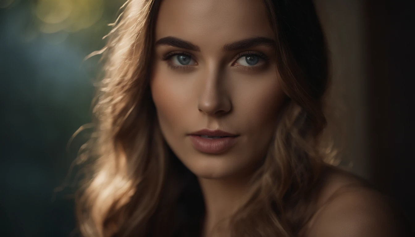 (best quality, highres, ultra-detailed), portrait, beautiful naked girl, long hair, soft skin, expressive eyes, sensual lips, graceful posture, natural lighting, vibrant colors
