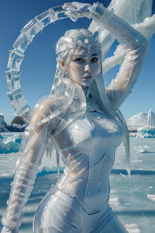 (((ice woman with arco e flecha))) melhor qualidade