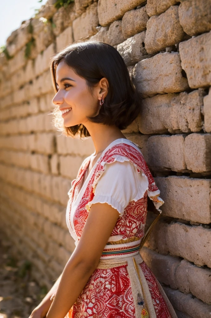  olhando para o espectador, sorridente,
1 garota, Sozinho, pontas rombas, olhos castanhos, cabelo longo,
hanfu branco , vestido em camadas, faixa vermelha, gola alta
ao ar livre, brasileiro, summer
Volumetric lighting, Obra de arte, melhor qualidade