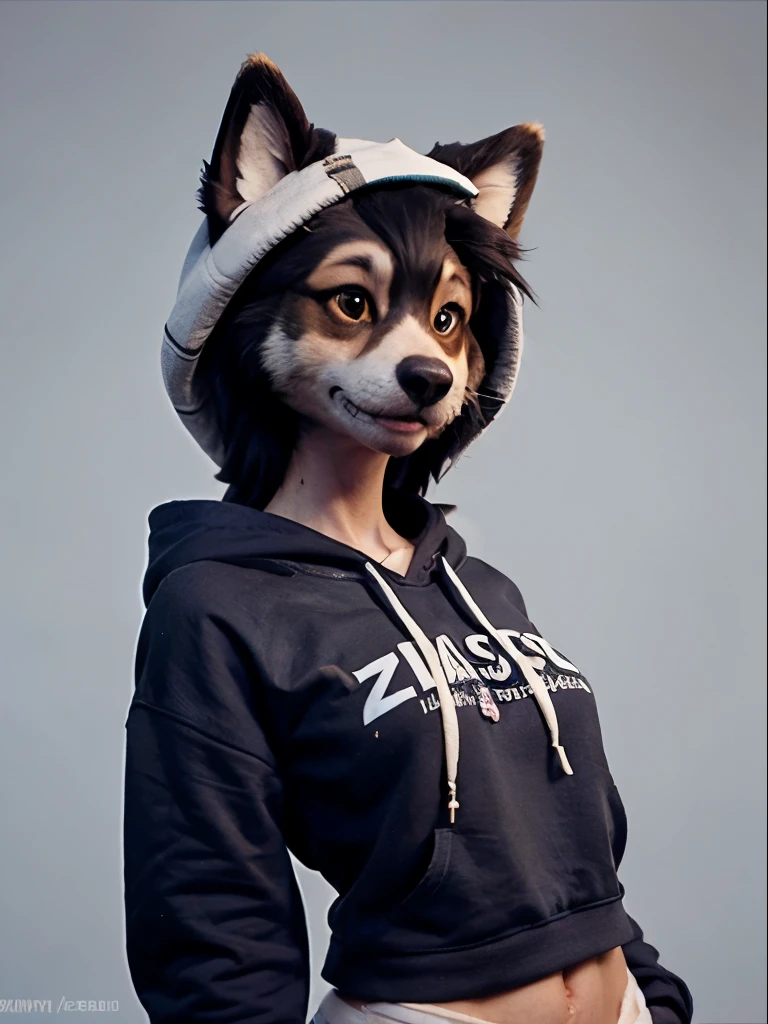 a anthropomorphic border collie character drawn in a toony furry art style, wearing a hoodie and sweatpants,
artists to reference ((Boltie_ art style )) ((Zillion Ross art style))((perfect anatomy)) ((perfect face))