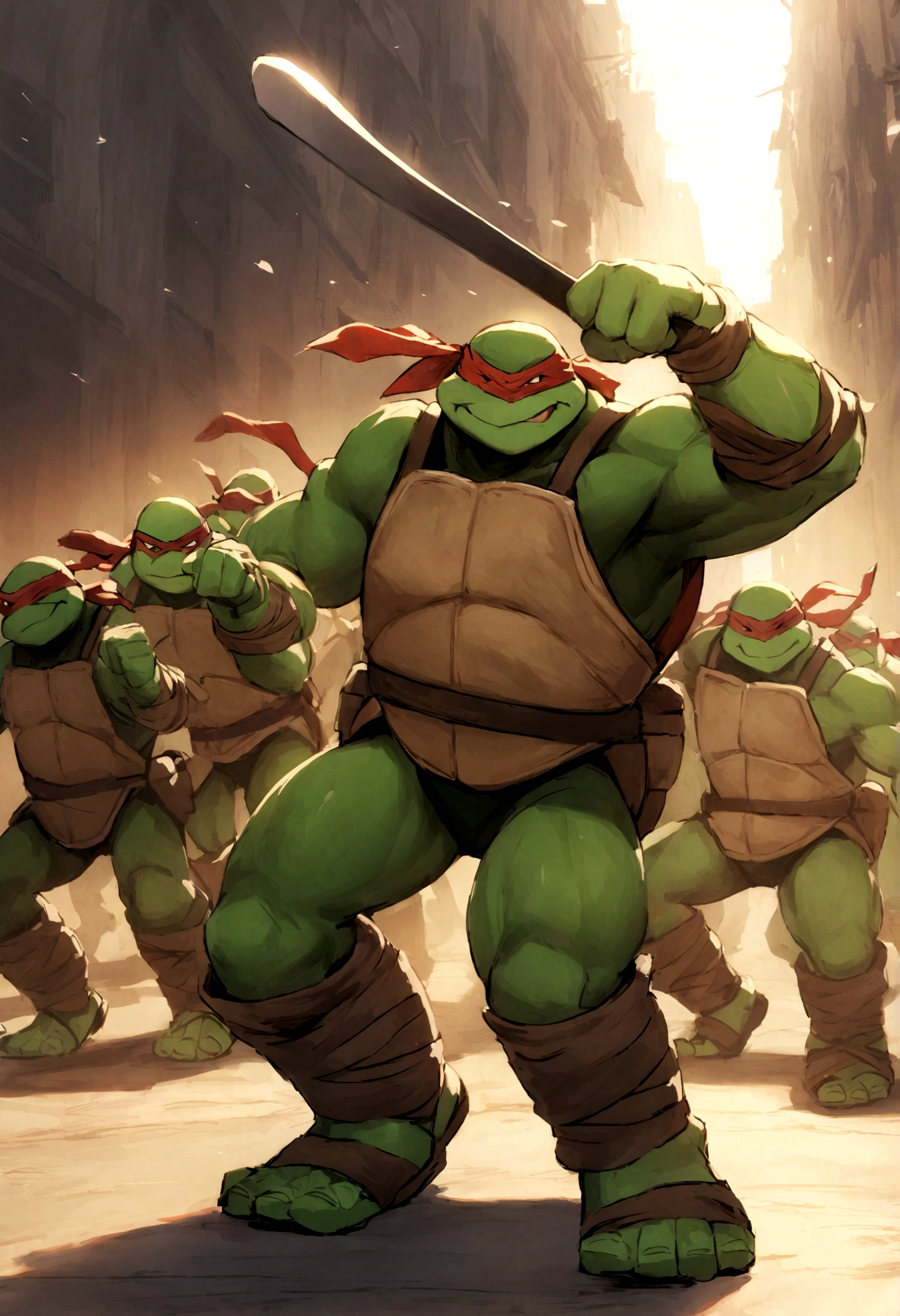 Teenage Mutant Ninja Turtles，Square dancing