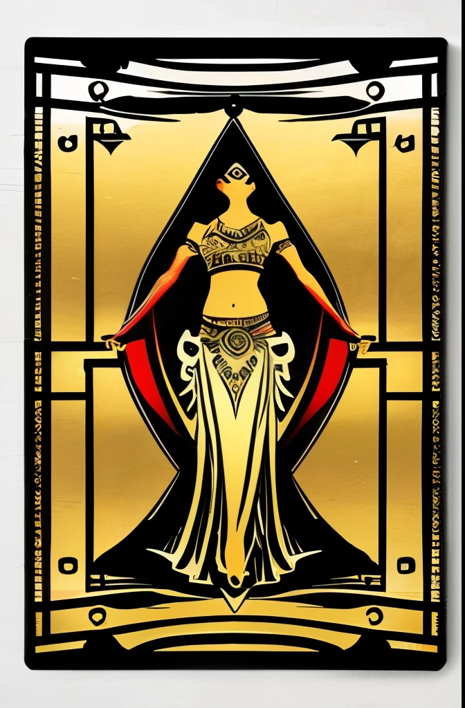 magical arab belly dance card back cover, belly dance . Symbol