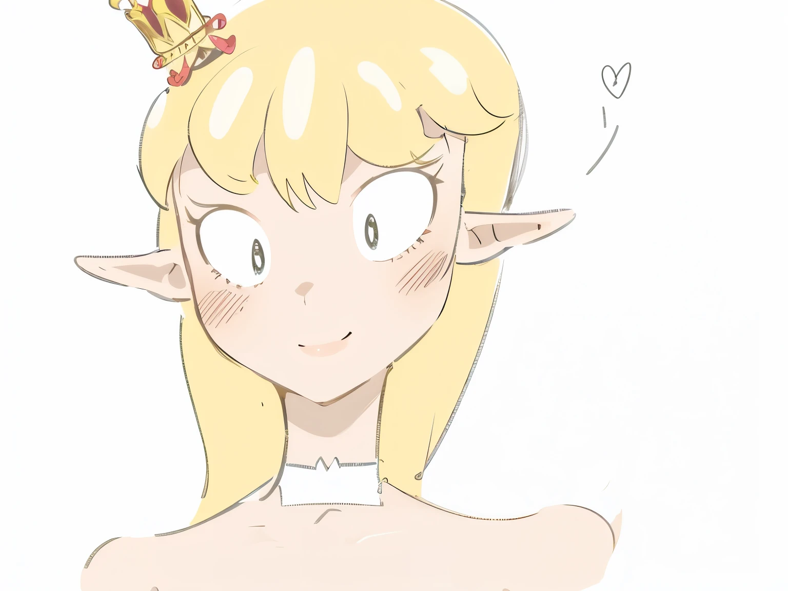 Elf, princess, elf princ, small crown, cute, sexy, smile