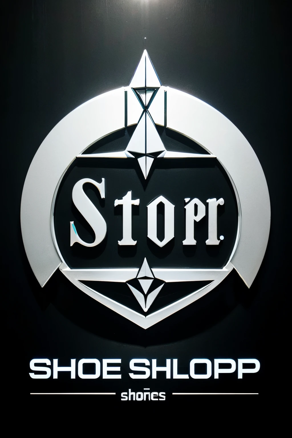 S Glass Shop.A logo written with Blindex Glassworks theme