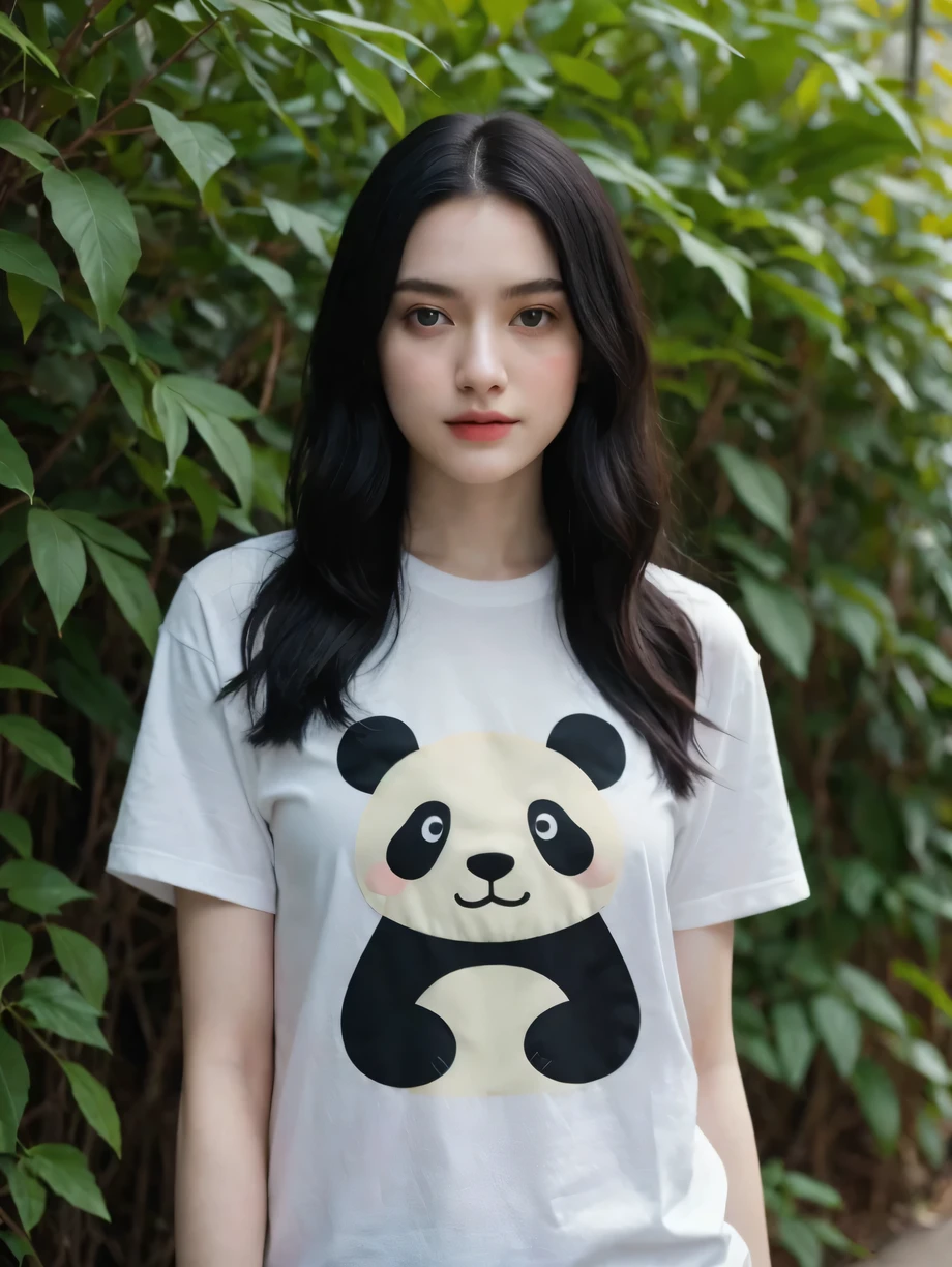 Beautiful girl, pale skin