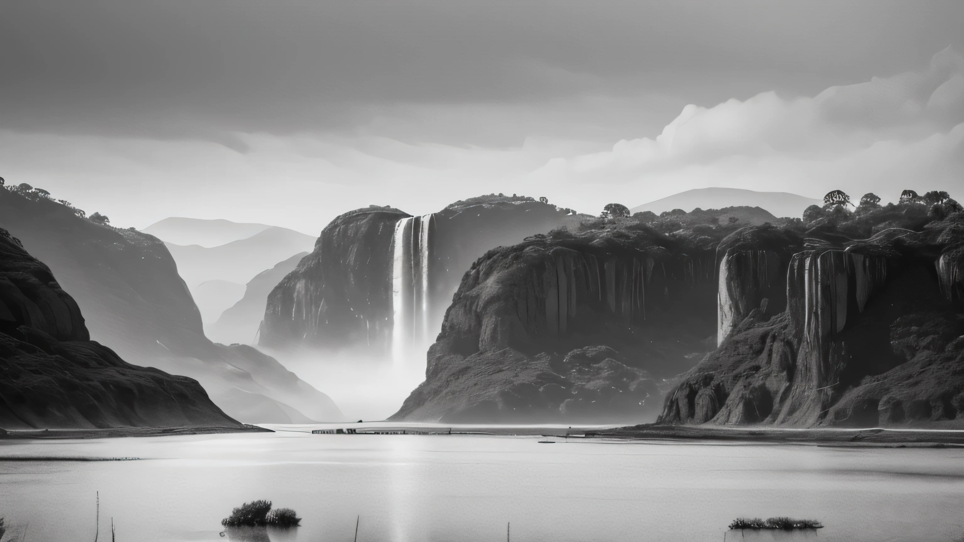 background white grey mood tone