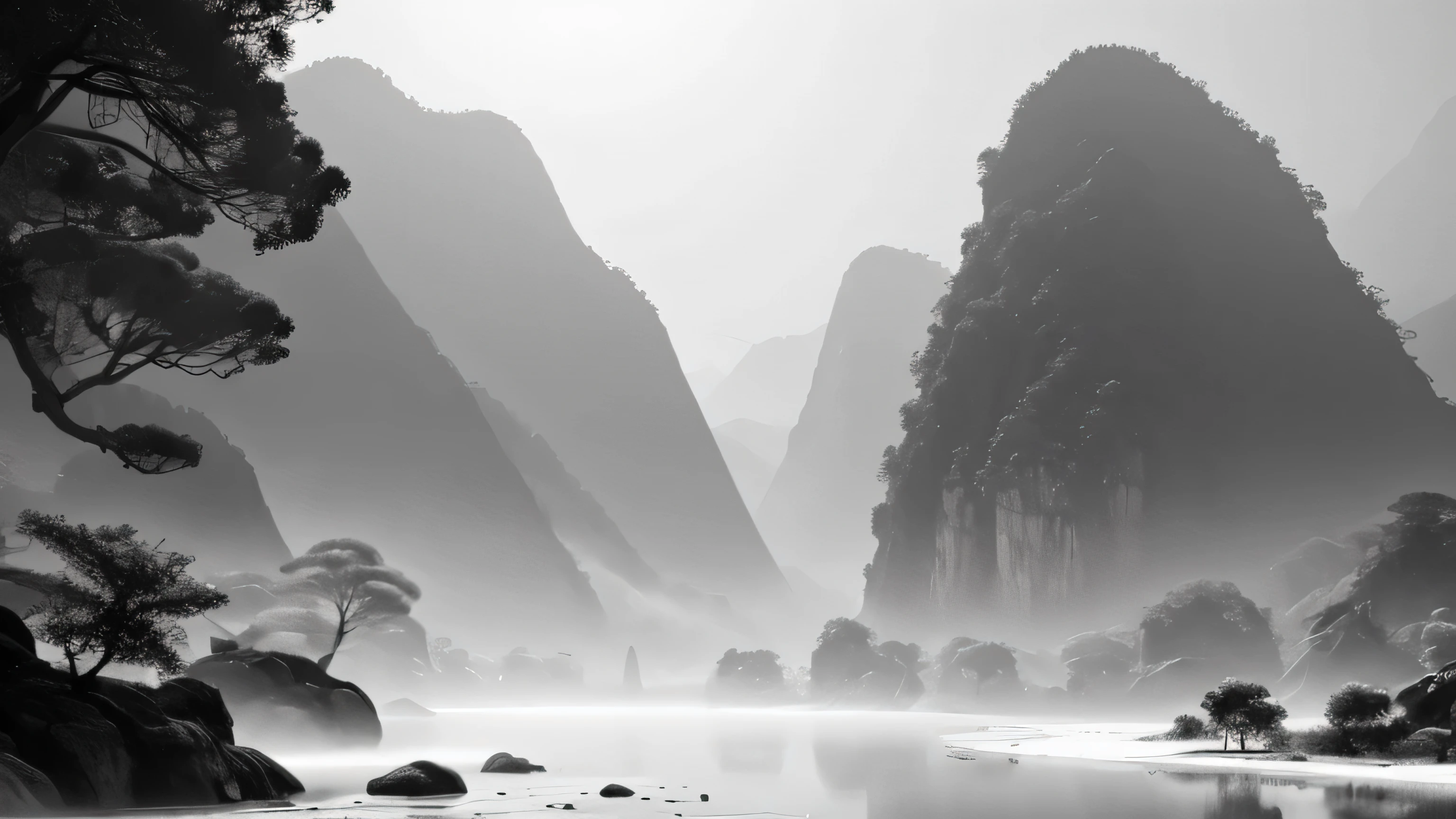 background white mood tone them chinese