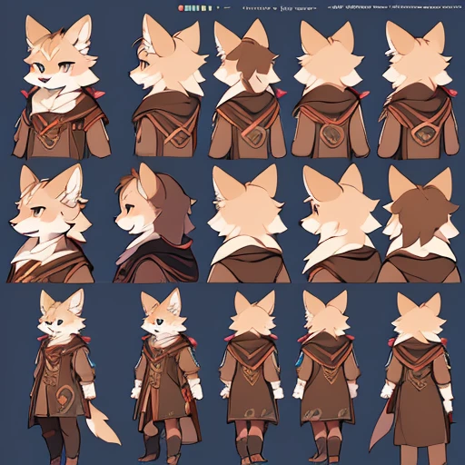 ( Absurdly , High quality , ultra detailed ) ,( hand detailed ) , (concept art, character sheet),absurdres(highly detailed beautiful face and eyes)perfect anatomy, multiple characters, multiple emotions, kids, 2+ boys, 2+ girls, multiple types of clothes, fantasy adventure type clothing, different fur colorings, 