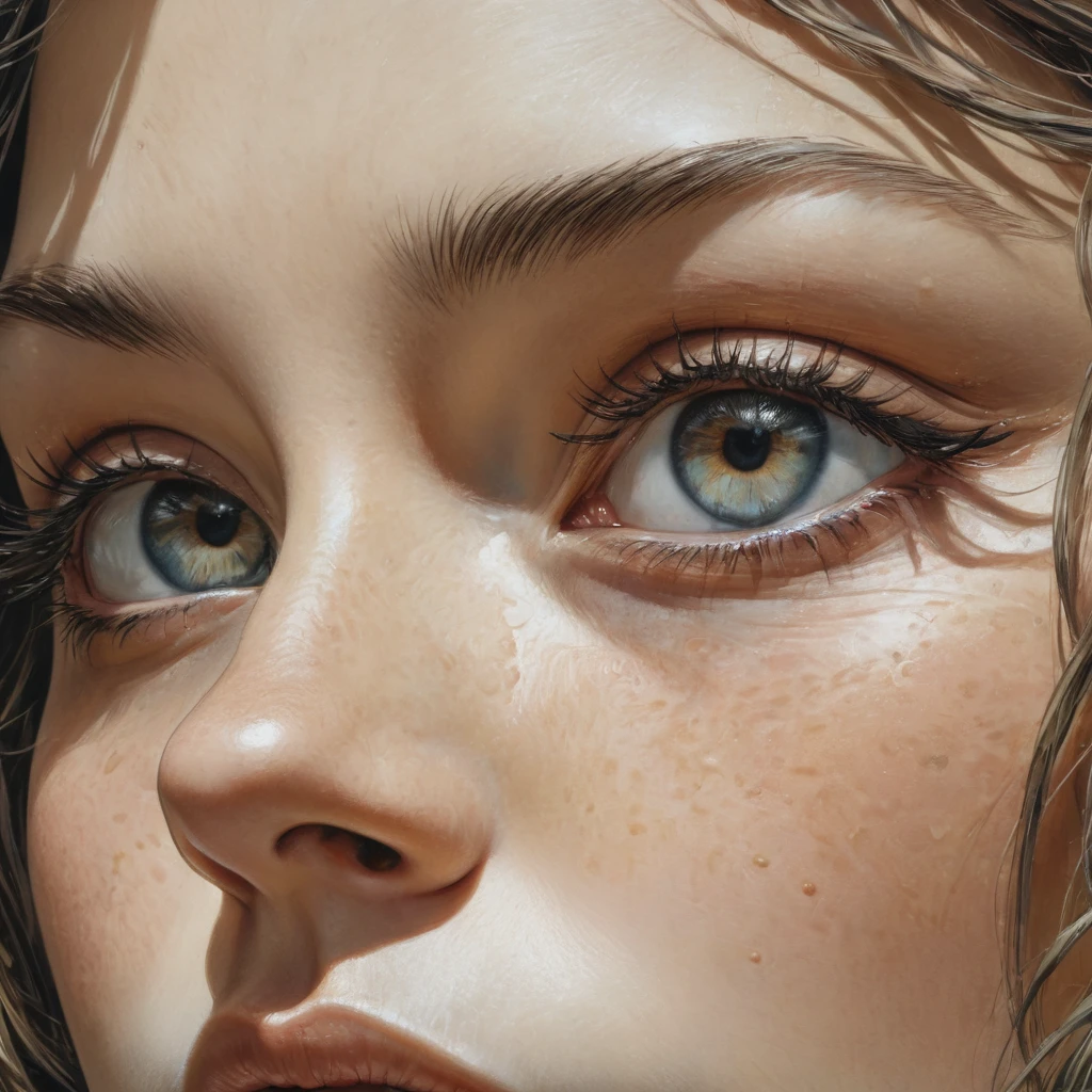 Close-Up, face, upbody, by Jesper Ejsing, best quality, masterpiece, very aesthetic, perfect composition, intricate details, ultra-detailed