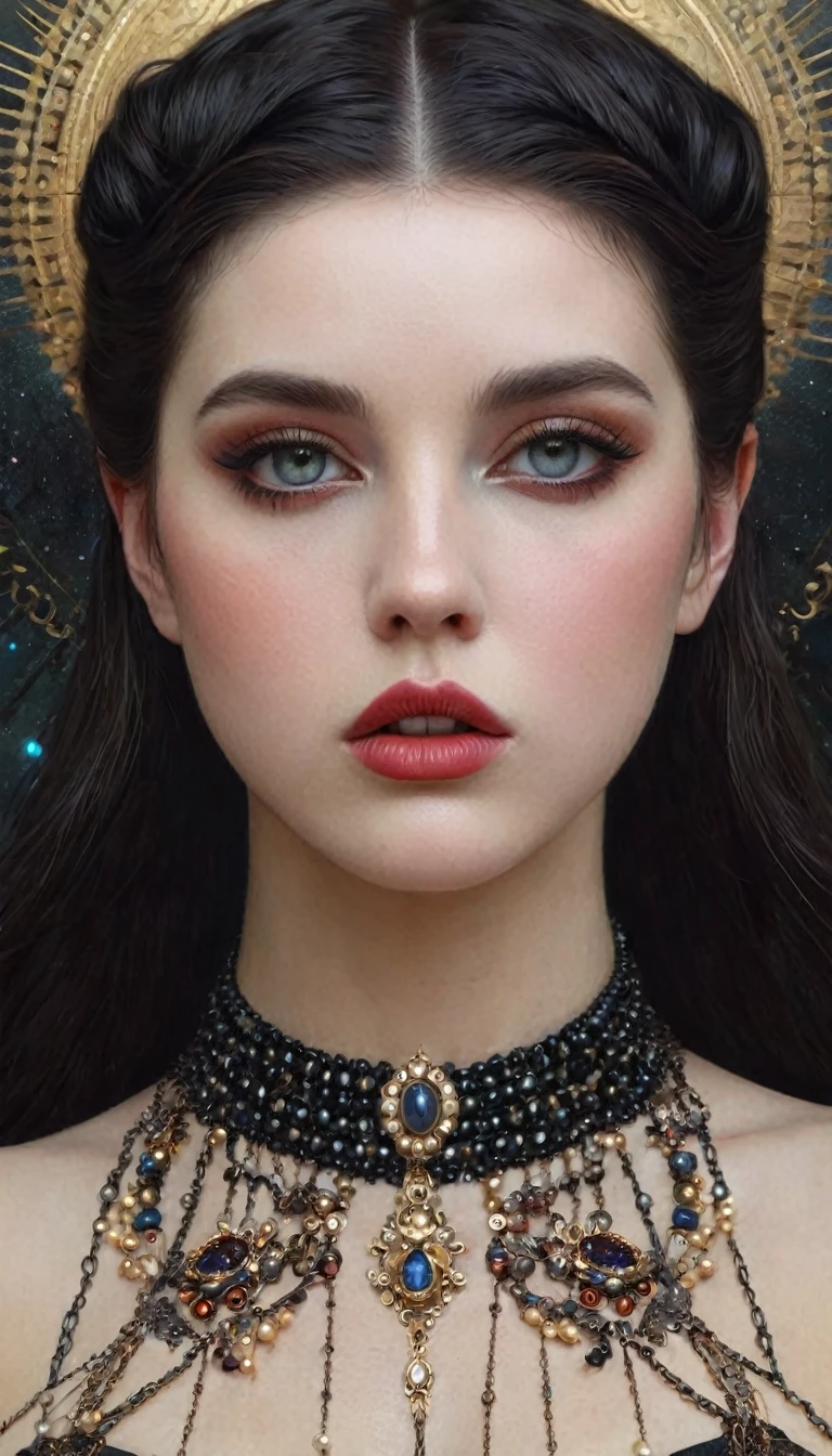 Close-Up, face, upbody, by tom bagshaw, best quality, masterpiece, very aesthetic, perfect composition, intricate details, ultra-detailed