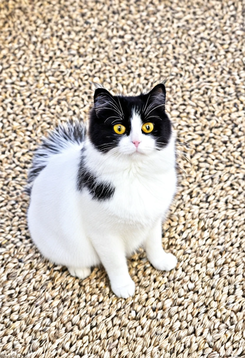 Gato fofo olhando pra janela real