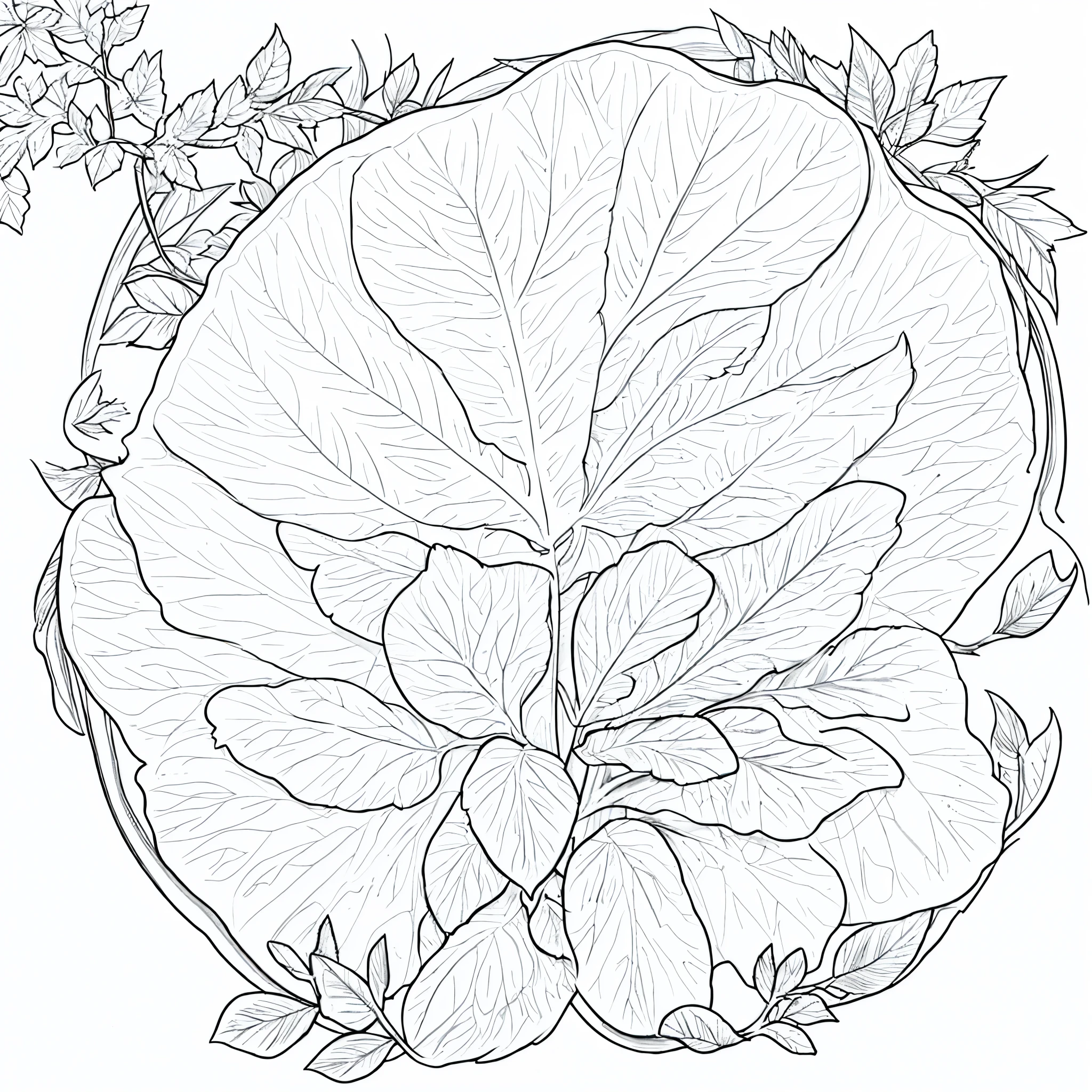 Masterpiece: Monochromatic Leaf Study
Detailing: Highly Intricate Linocut Art, Black and White Contrast
Shading: Dark and Light Stippling for Depth, Perfect Black and White Scale
Aesthetics: Minimalism, Elegance, Solemnity
Style: Traditional, Timeless, Artistic
Medium: Linocut Printing Technique
Resolution: 4K (For crisp and detailed viewing)
Title: Contemplation of Nature's Forms - Leaf Drawing
Artist: [Artist Name]
Studio: [Artist's Studio]
Description: A magnificent monochrom
