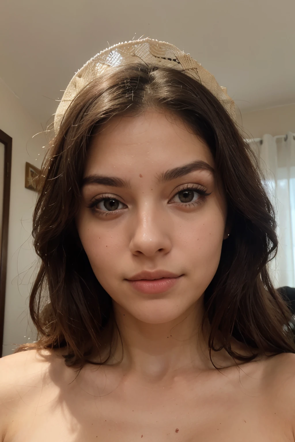 visage parfait d'une femme Latina de 20