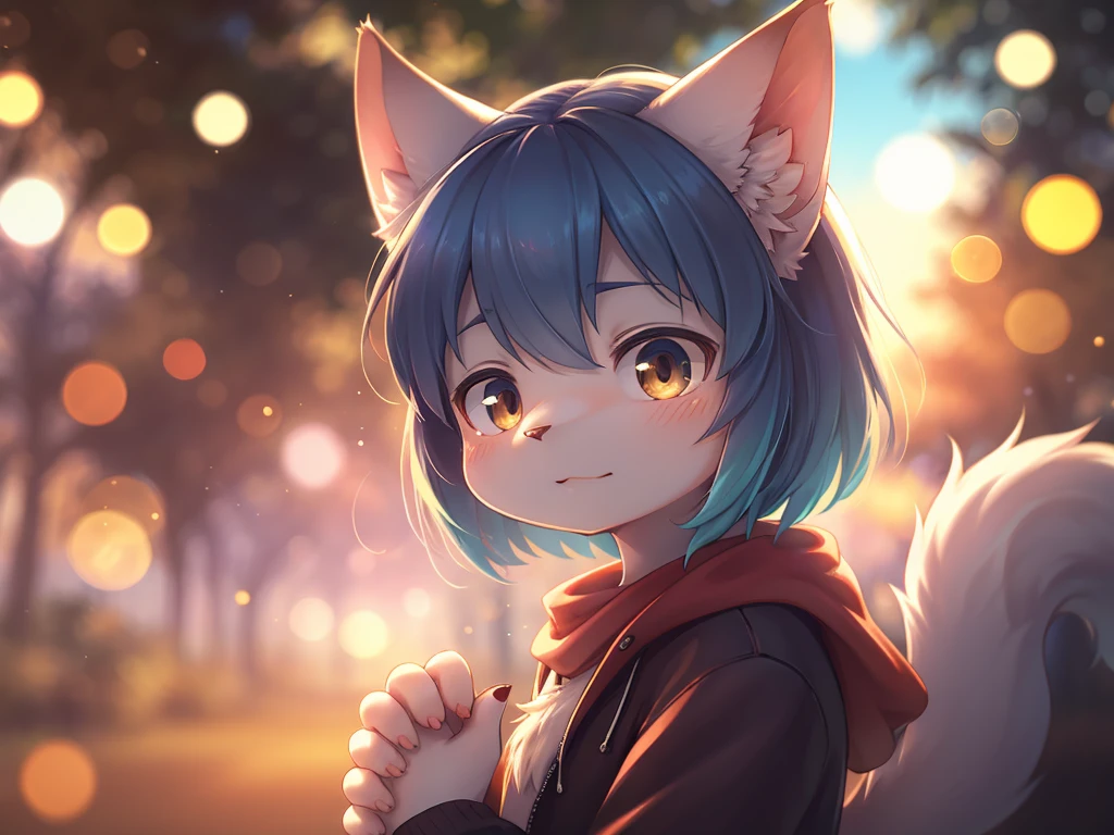 Hallucination, daydream , Bokeh , cat shit one , Motofumi Kobayashi style