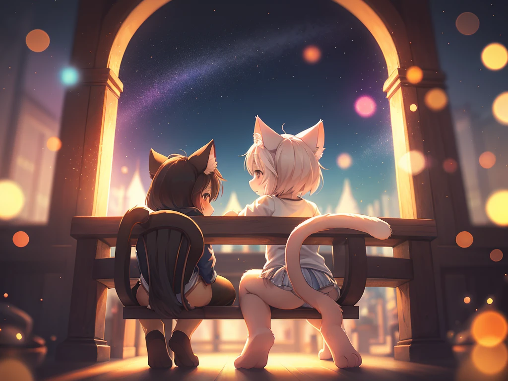Hallucination, daydream , Bokeh , cat shit one , Motofumi Kobayashi style