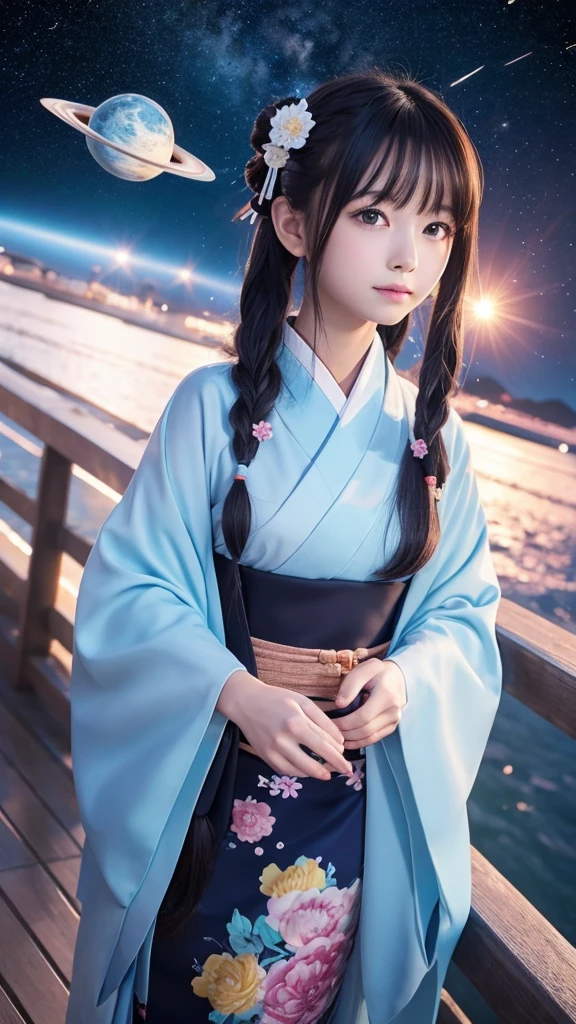 god、girl、kimono、Space、Second dimension beautiful girl、anime