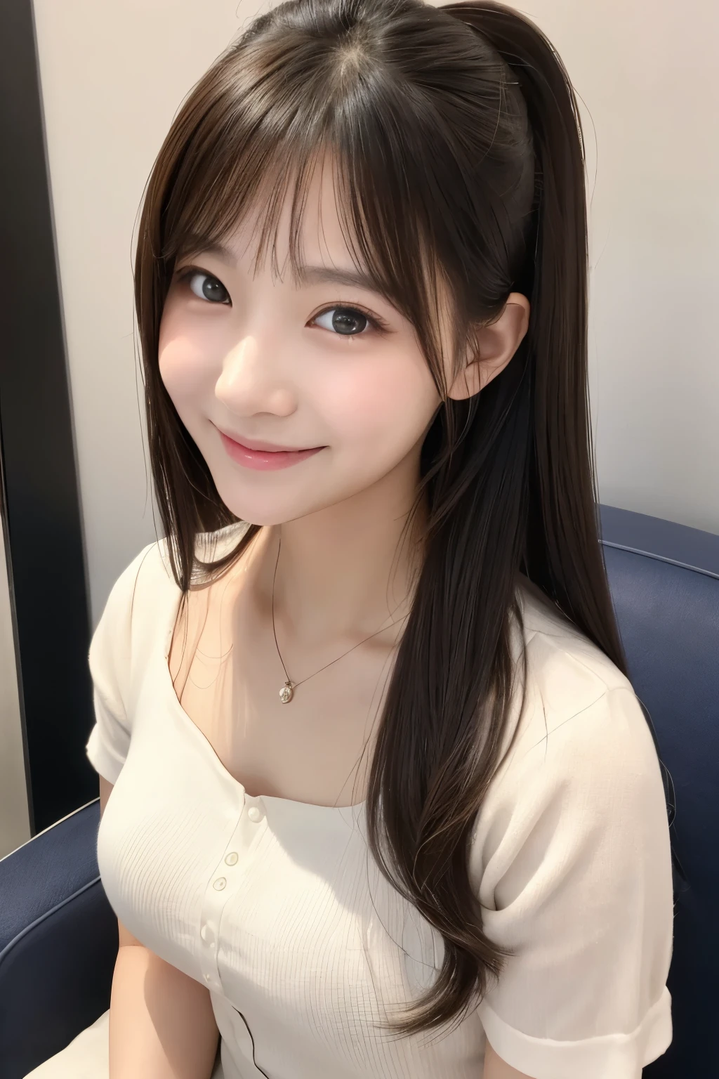 3 、Women、smile、Shining eyes、stare、Advanced service、