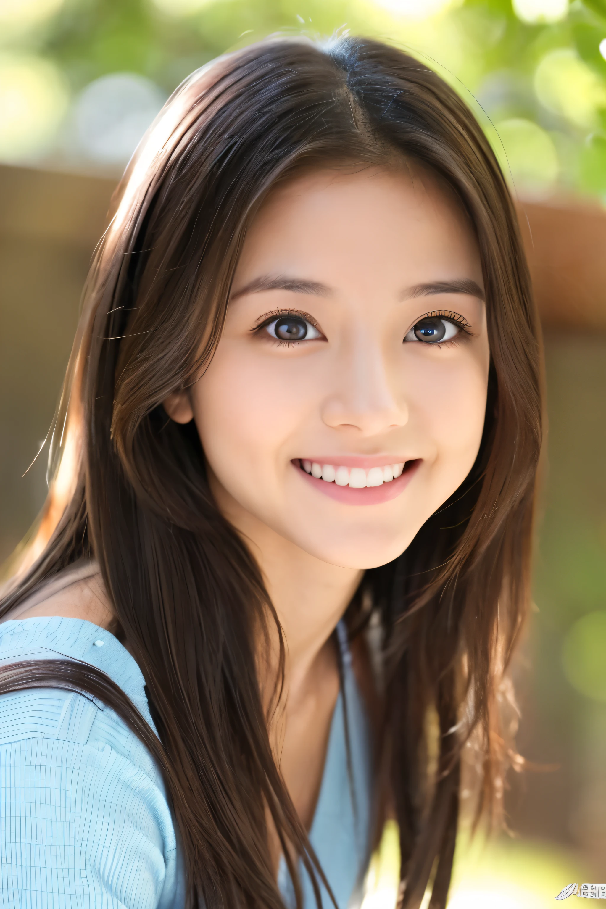 18Year、smile、beautiful、Shining Eyes、stare、,Big eyes、