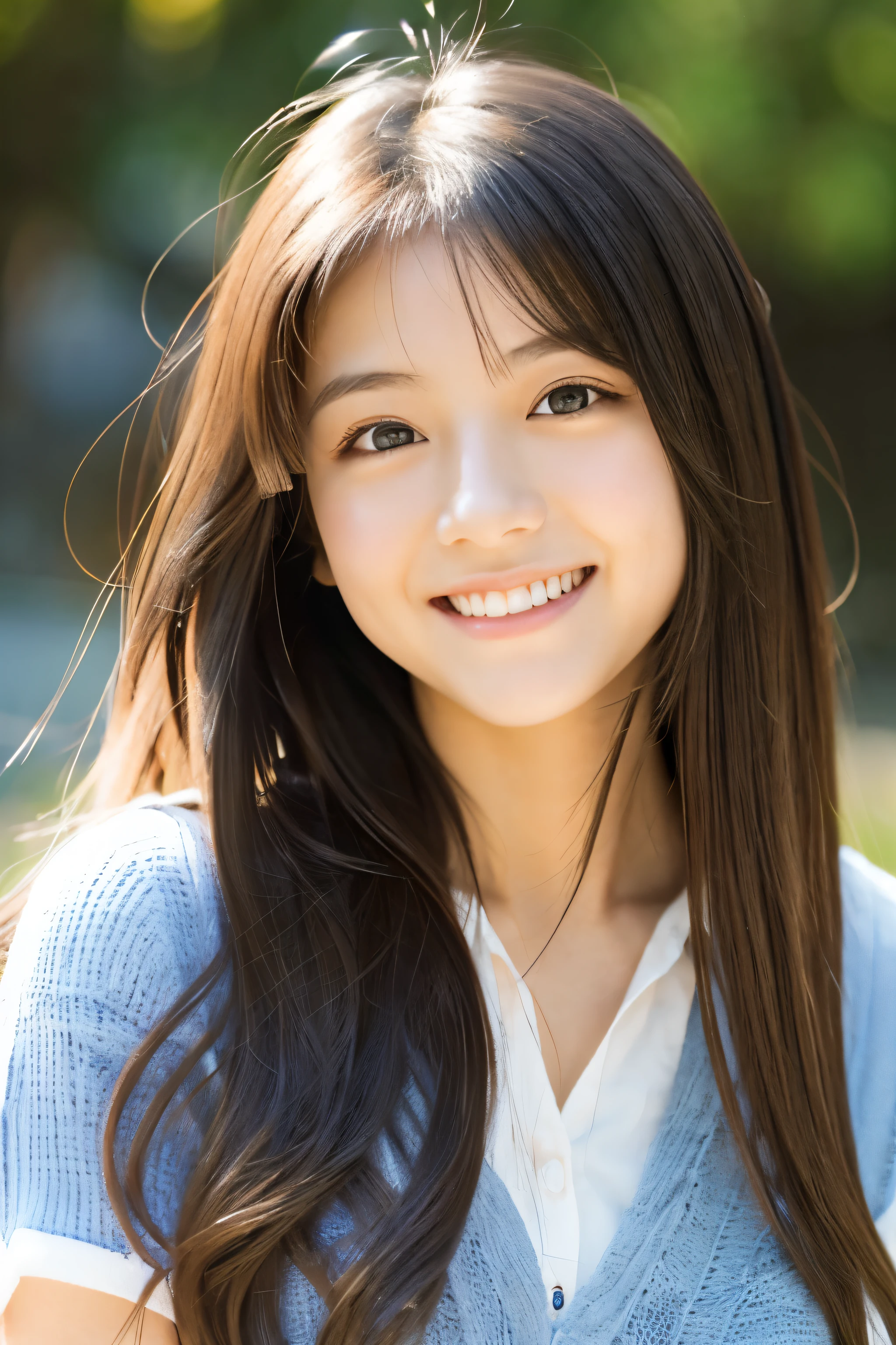 1８Year、smile、beautiful、Shining Eyes、stare、,Big eyes、