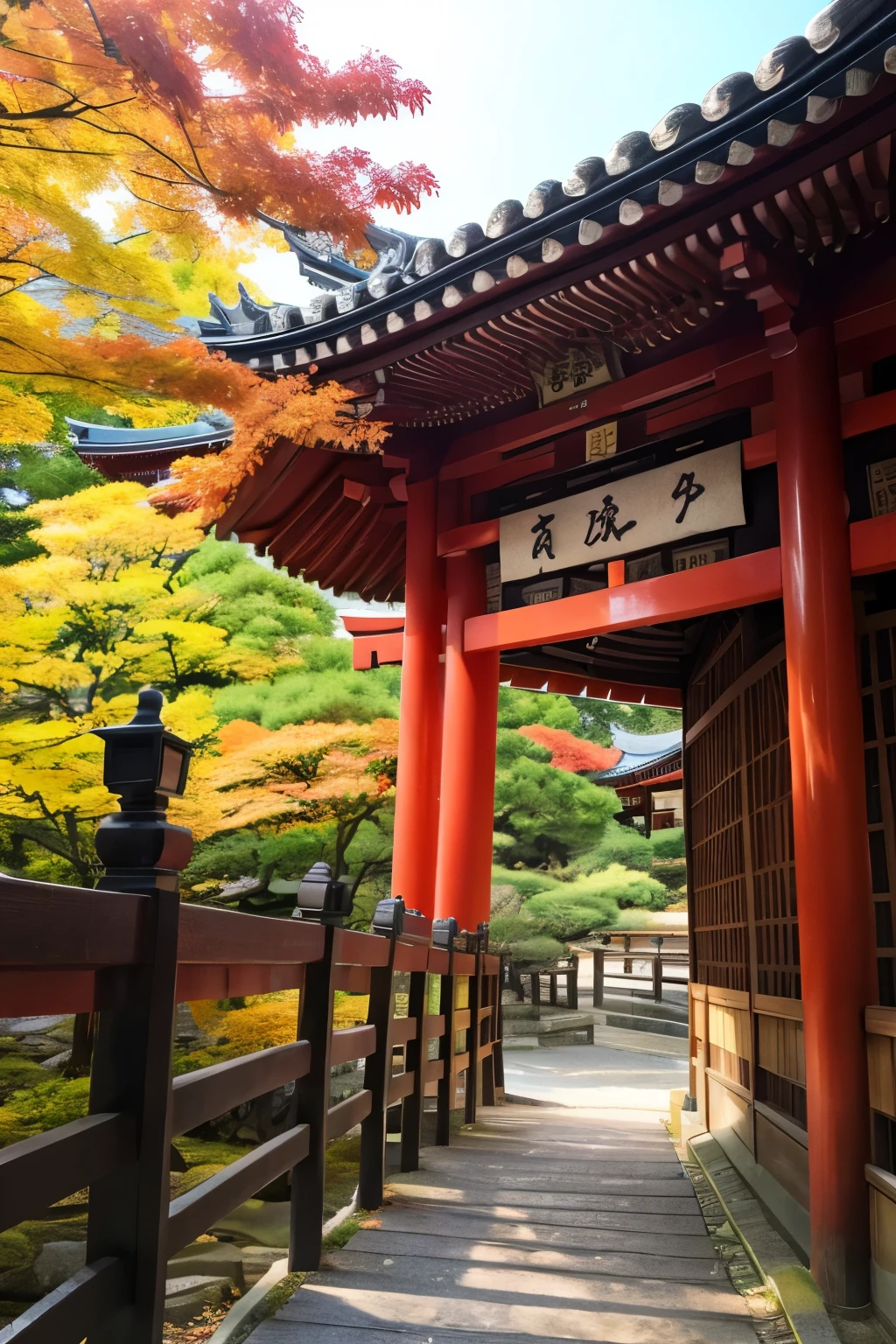 autumn、Kyoto、Linze Zong、Temple、