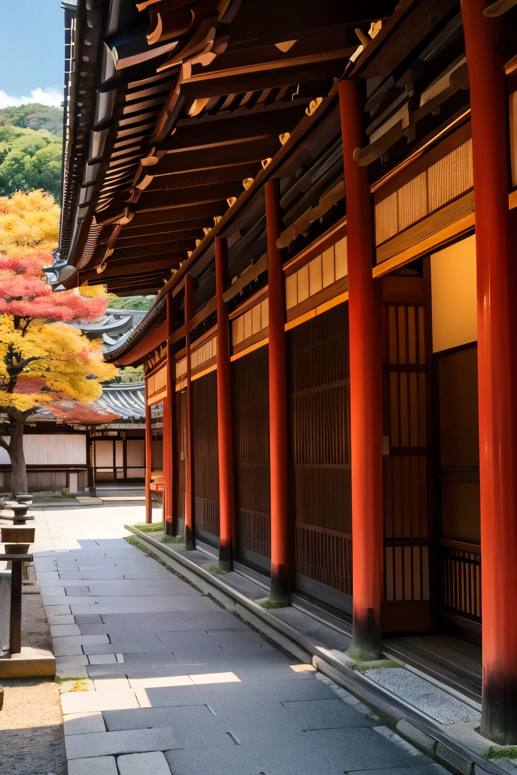 autumn、Kyoto、Linze Zong、Temple、