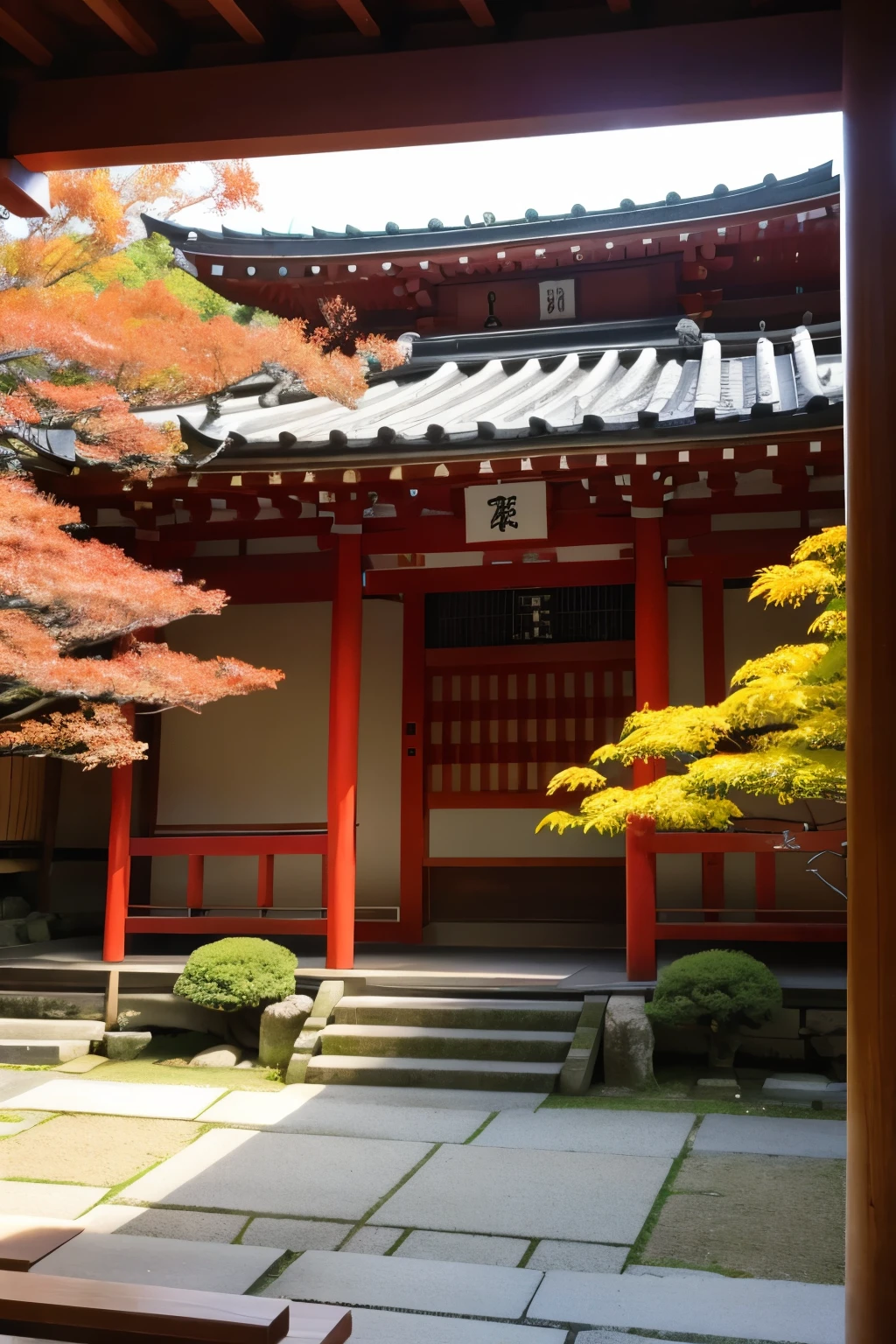 autumn、Kyoto、Linze Zong、Temple、