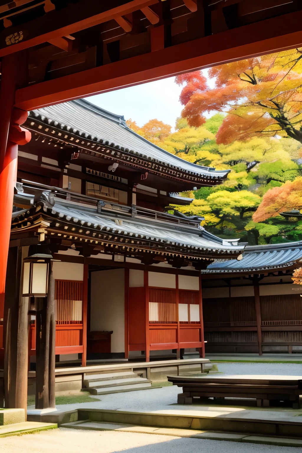 autumn、Kyoto、Linze Zong、Temple、