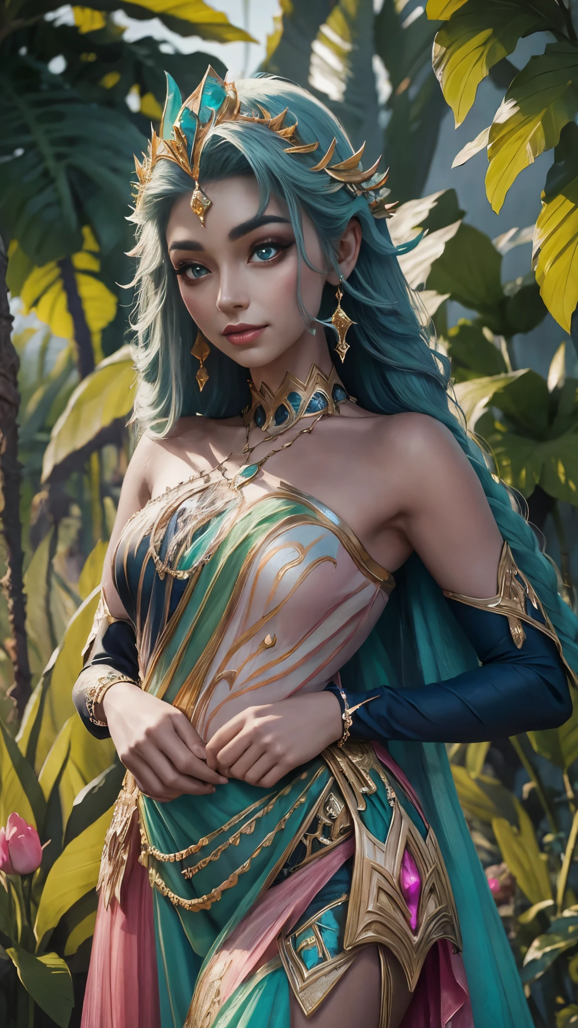 a hermosa hada girl in a pink dress and tiable, hermosa hada, hermosa hada adulta, hermosa hada, hermosa hadas, hada magnifica, beautiful fantasy art, retrato de un hada, retrato de hada, very beautiful fantasy art, Hada morena, hermosa hada del libro para adultos, princesa de hadas, amazing fantasy art, fairy aesthetic, sonriendo como una reina de hadas