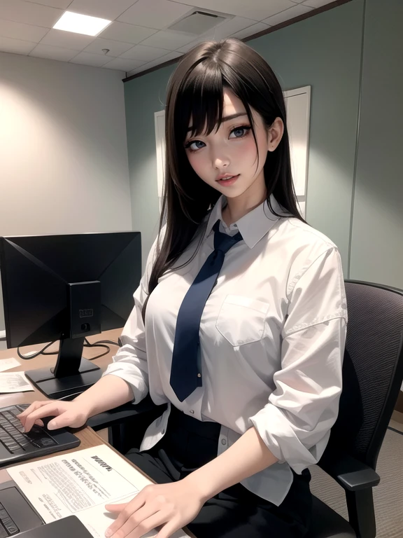 28-year-old Japanese woman,((alone))((wearing a bank clerk&#39;s uniform))(非常にdetailedな肌)(Beautiful female body)(((Rear View)))(美しいBig Breasts)(Big Breasts)(Pale skin)(Pointed Chest),(Erect nipples)(Best image quality)(Hyperrealist portrait),(8k),(Ultra-realistic,最high quality, high quality, High resolution)(high quality texture)(Attention to detail)(Beautiful details)(detailed,Extremely detailed CG,detailed Texture)(Realistic facial expressions,masterpiece,in front,dynamic,bold),(((short pixie cut))),(Very thin hair)(Super Straight Hair:1.5)( sleek bangs,Very light coppery amber hair,Hair in one eye)　((Rimless Glasses)(((She is leaning forward with her hands on the kitchen in the kitchenette...)))(((The butt is facing the viewer)))(((Accentuate your butt、arched back)))((((In the hot water room)))　(((Stick your ass out)))　(((Accentuate your butt crack)))　(((She is spreading her legs boldly)))　(((The lines of the body are clearly visible)))、(((Depiction of beautiful fingers)))　(((Beautiful body depiction)))　(((Leaning forward)))、(((Full body photo)))　(((Correct ankle orientation)))(((The correct number of legs)))　(((Accurate Body Composition)))　(((正確な後ろからのFull body photo)))(((Exact number of hands)))