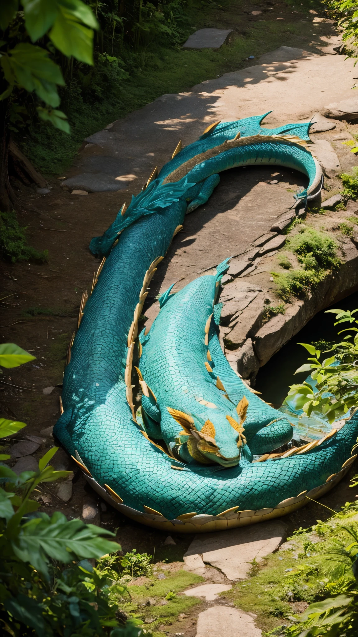 Dragon Sleeping in the Mountain