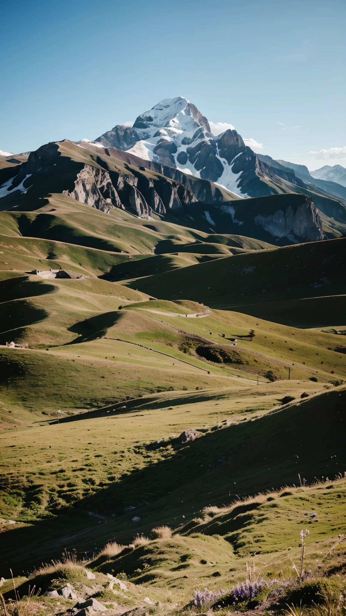 Beautiful landscape behind 