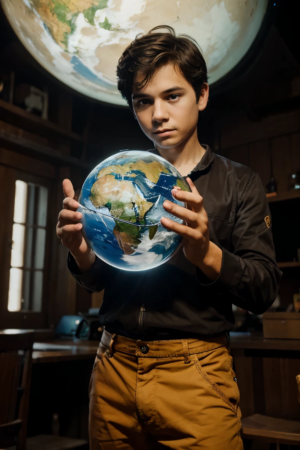 You could raise a smart boy with a world in hand starting from scratch