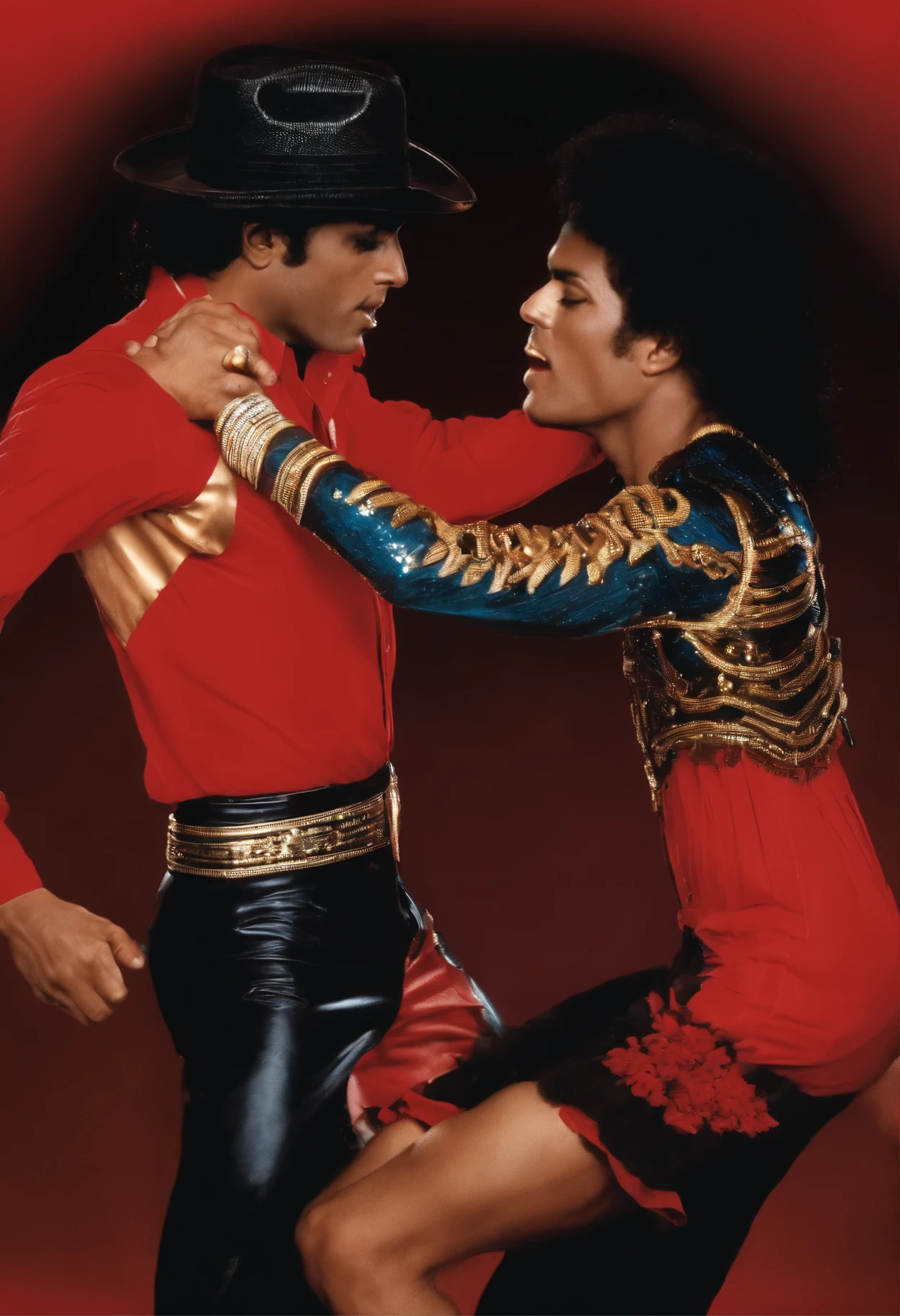 Michael Jackson dancing salsa clash with Colombian vallenato singer Diomedes Díaz