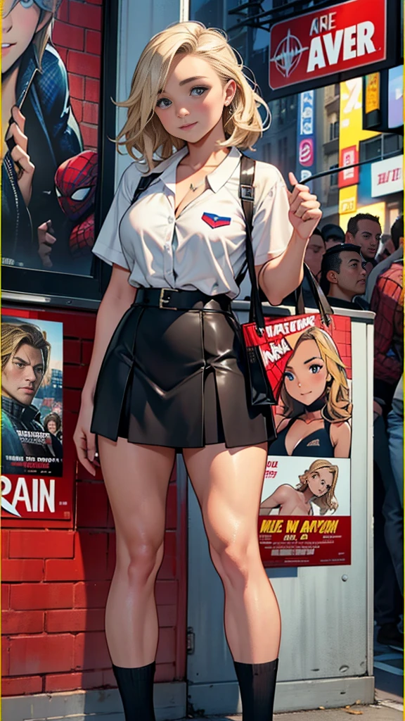 Hayden Panettiere、マーベルコミックの映画Poster、so beautiful、Movies about Spider-Man、sexy、whole body、Wearing a skirt、Premiere Date、Poster、belly buttonを突き出す、new york、She's wearing a ripped Spiderman suit、The suit is torn、Wearing a skirt、Red and black color scheme、dynamic、masterpiece、highest quality、Super detailed、Very detailed、Delicate and beautiful shine、Ultra-high resolution、Cinematic、break、breakドロップ、(Torn clothes:1.5)、(Wet clothes:1.4)、Bare shoulders、Real Rain、Wet Hair、belly button、Exposed Skin、sexyな肩を披露