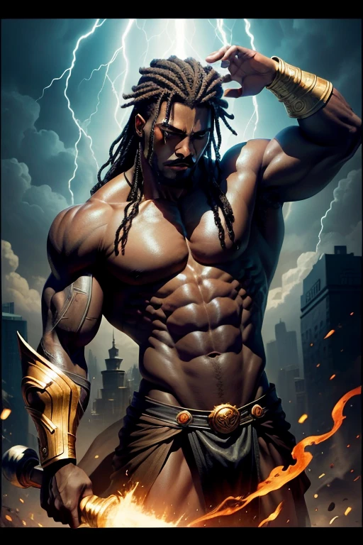Black god, god of thunder