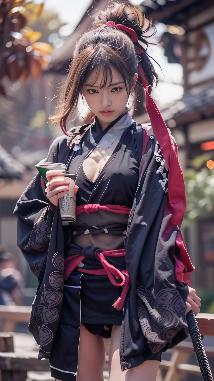 ((The background is the village of Shinobi:1.5)、Female ninja training in the village)、(Realistic、Like a photograph、Live Action、8k, Photorealistic, RAW Photos, Best image quality: 1.4), Single-lens reflex camera、RAW Photos, highest quality, Realistic, Highly detailed CG Unity 8k wallpaper, Written boundary depth, Cinematic Light, Lens flare, Ray Tracing, Realistic background、((waso:1.5、ninjya:1.3、kunoichi:1.4、skirtlift)、Sexy Ninja:1.37、Get into a fighting stance:1.3、Ninjutsu activation:1.2、Trained abdominal muscles、Big Breasts、Pull up the hem to reveal your underwear:1.3)、Grey Hair、short hair、Standing in the village、Night Village、((Ultra-dense skin))、 1 girl,Cute Kunoichi、((whole body:1.5),Looking at the audience:1.1、Glare、I like that style、Pay attention to the details、The perfect outfit、(White skin)、An accurate portrait、Accurate Arm、Accurate feet、Beautiful legs、Precise thighs、Anatomically correct body、View from below
