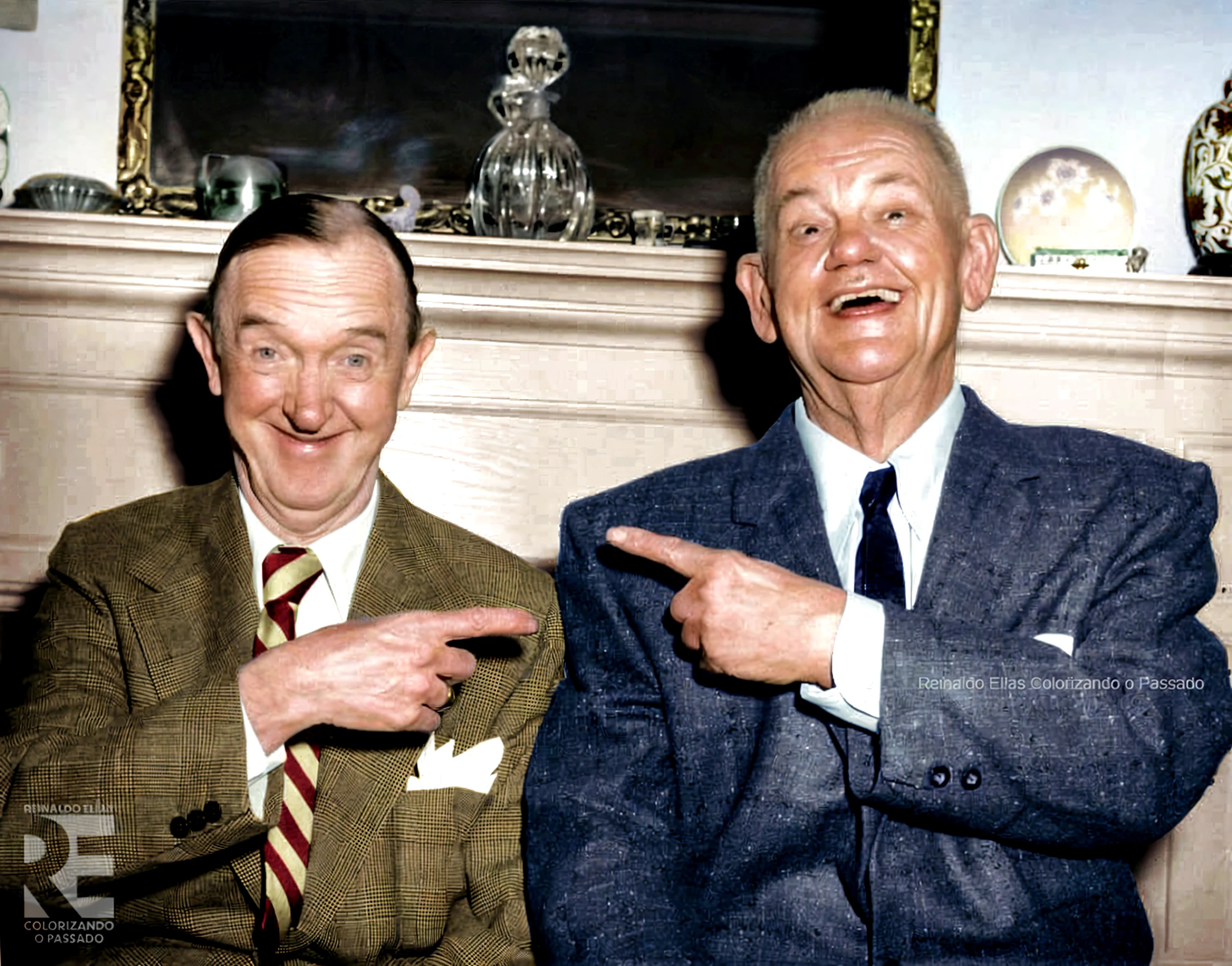 Photo used in the Easter Parade poster for the Fred Astaire and Judy Garland movie
