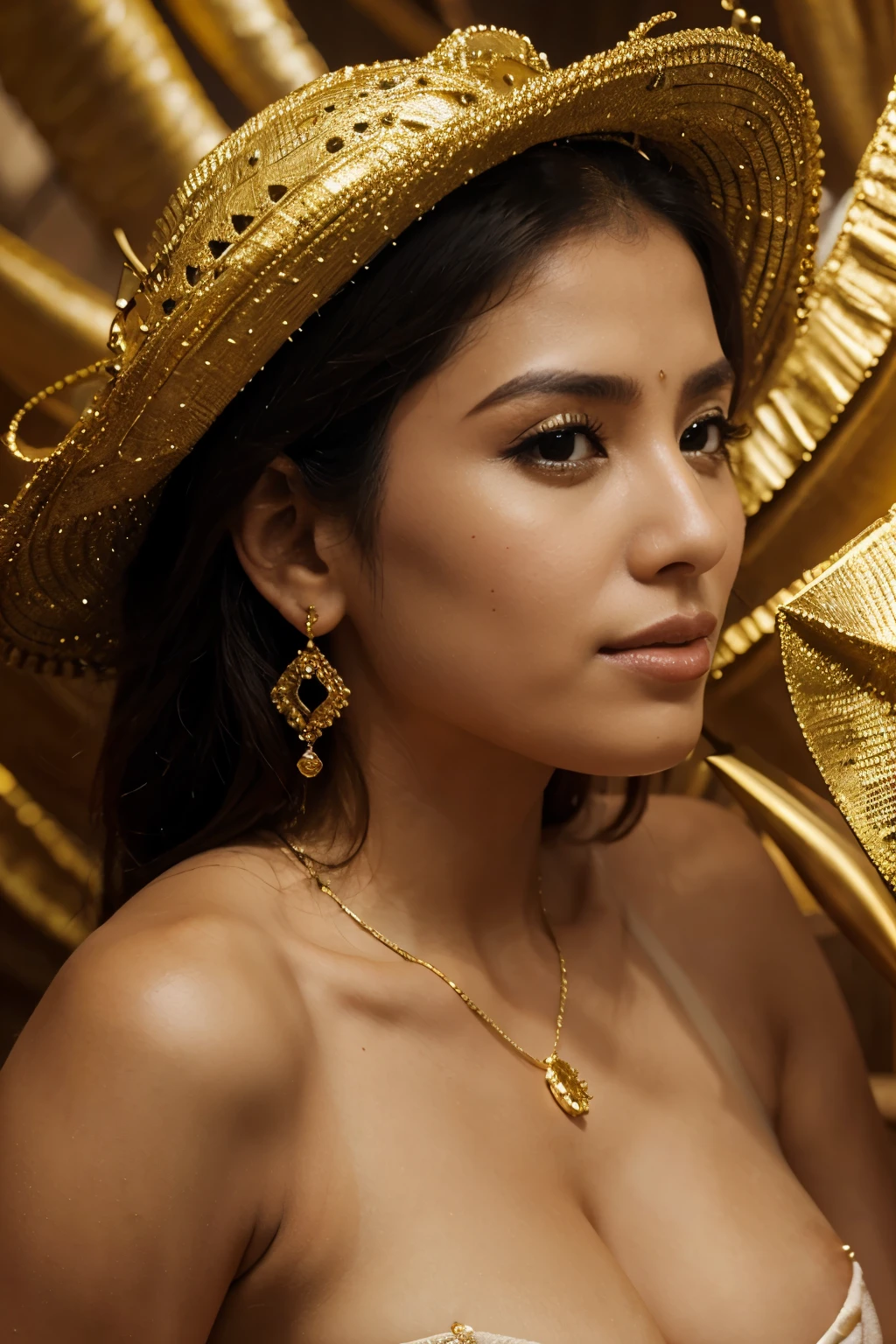 Cadena de oro que diga "Malango"