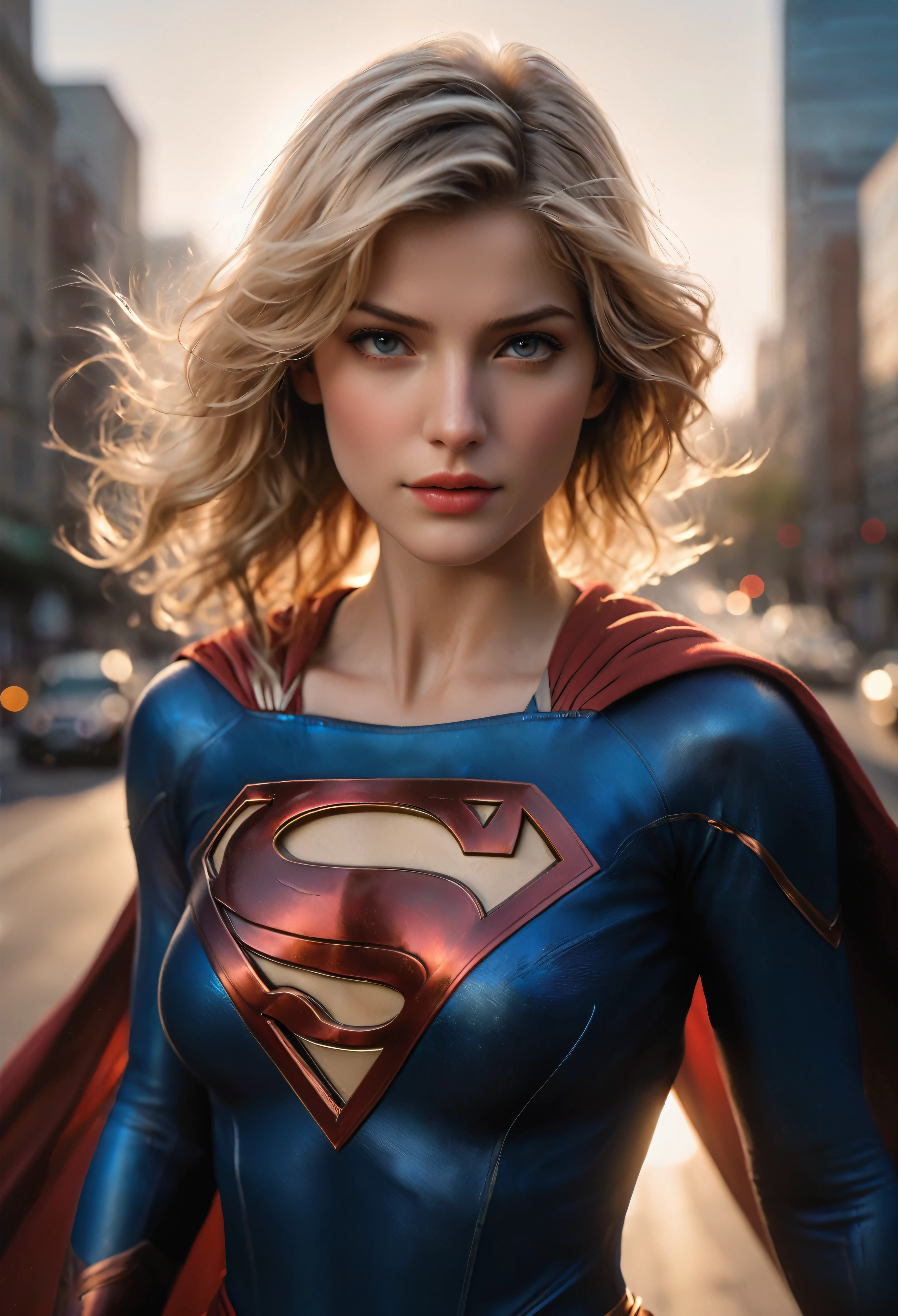 ((Masterpiece in maximum 16K resolution):1.6),((soft_color_photograpy:)1.5), ((Ultra-Detailed):1.4),((Movie-like still images and dynamic angles):1.3), ((motion blur):1.1),((Ultra wide angle):1.5),((fisheye lens photo):1.3). | ((Cinematic close up photo of a Supergirl flying above City):1.2), (Supermodel beauty with messy blonde hair and aquiline nose), ((Close up cinematic portrait):1.3), ((View from her lower behind):1.5), ((tyndall effect):1.1), ((golden hour):1.2), ((sense of speed):1.1), (shimmer), (visual experience), (Realism), (Realistic), award-winning graphics, dark shot, film grain, extremely detailed, Digital Art, rtx, Unreal Engine, scene concept anti glare effect, All captured with sharp focus. Rendered in ultra-high definition with UHD and retina quality, this masterpiece ensures anatomical correctness and textured skin with super detail. With a focus on high quality and accuracy, this award-winning portrayal captures every nuance in stunning 16k resolution, immersing viewers in its lifelike depiction. Avoid extreme angles or exaggerated expressions to maintain realism. ((perfect_composition, perfect_design, perfect_layout, perfect_detail, ultra_detailed)), ((enhance_all, fix_everything)), More Detail, Enhance. Rendered in ultra-high definition with UHD and retina quality, this masterpiece ensures anatomical correctness and textured skin with super detail. With a focus on high quality and accuracy, this award-winning portrayal captures every nuance in stunning 16k resolution, immersing viewers in its lifelike depiction. Avoid extreme angles or exaggerated expressions to maintain realism. ((perfect_composition, perfect_design, perfect_layout, perfect_detail, ultra_detailed)), ((enhance_all, fix_everything)), More Detail, Enhance.
