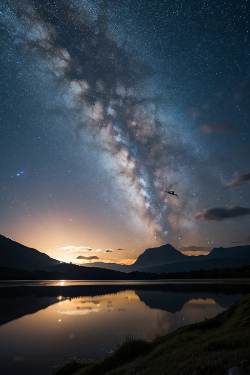 landscape shooting star Asahi