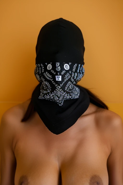 Garota gotica , olhos amarelos fortes brilhante , wearing a gas mask, imagem de copo 4k , usando roupas leves