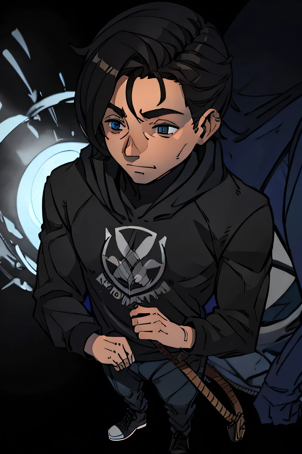 homem de moletom, moletom preto, moletom