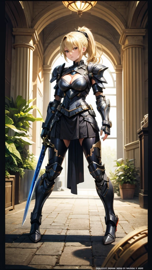 highest quality, masterpiece, Very detailed, Mechanical Robot, (Very detailed mecha armor), Full Armor, (Very large size mechanism:1.5), (city:2), Glowing Eyes, (whole body:1.2), (Machinery Parts:1), (Robot Joints:1), (Military Parts:1.5), (The heroic part:0.1), cable, (Ready for battle:1.2),(Strong posture:1.3),(Detailed eye depiction:1.2),(Huge mechanical weapon:1.2), (Detailed weapon description:1.2), (Holding weapons and weapons :1.5)、gold、Beauty Warrior、Camel Toe、Giant tit、Nipple Puffs、Cleavage、Plump、Super big breasts、Super big butt