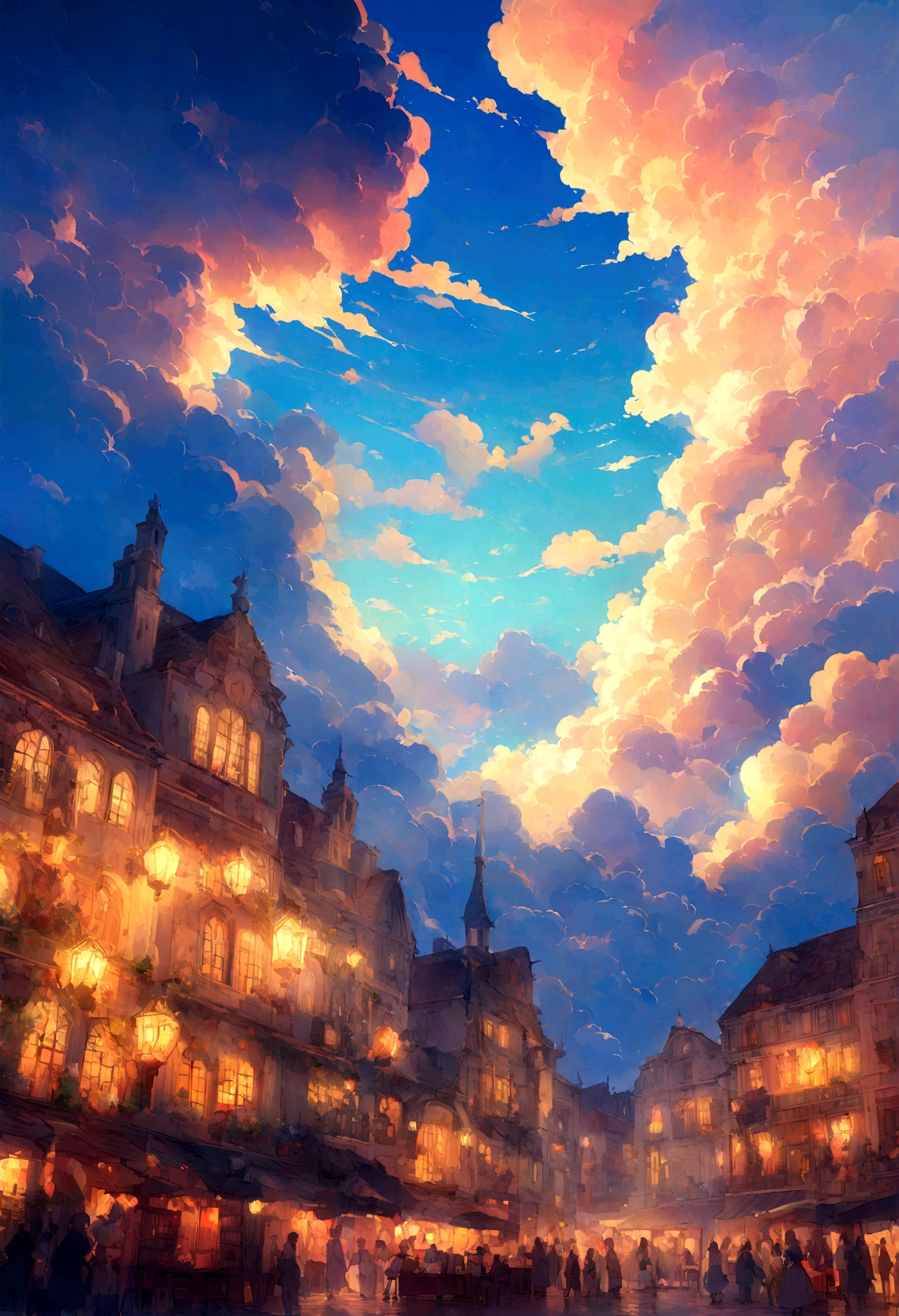 Bach. Chapter 66 Before the big storm, Nostalgia, The annual lighting exhibition, Cumulonimbus, Volumetric Lighting, Big Sky